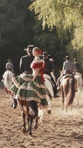 Barockpferde Event Reiter mit Flamenca