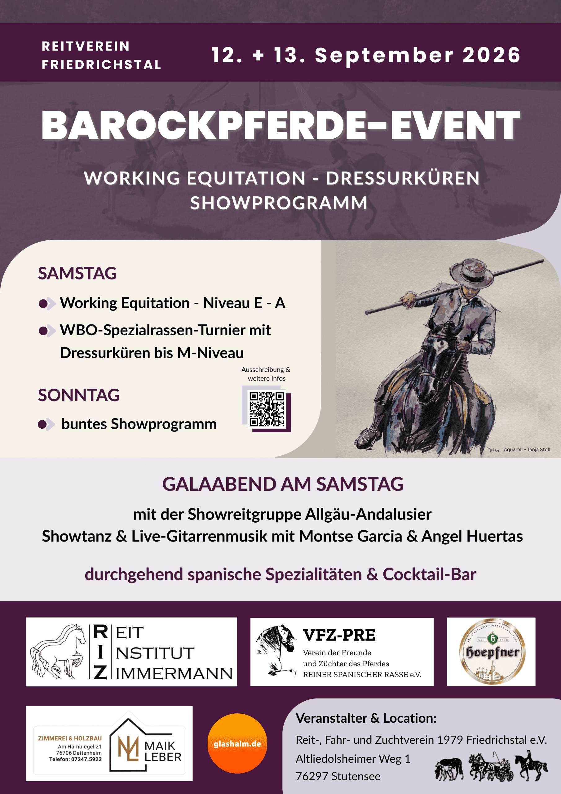 Poster Barockpferde-Event 2026
