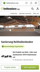 Reithallenboden Sanierung