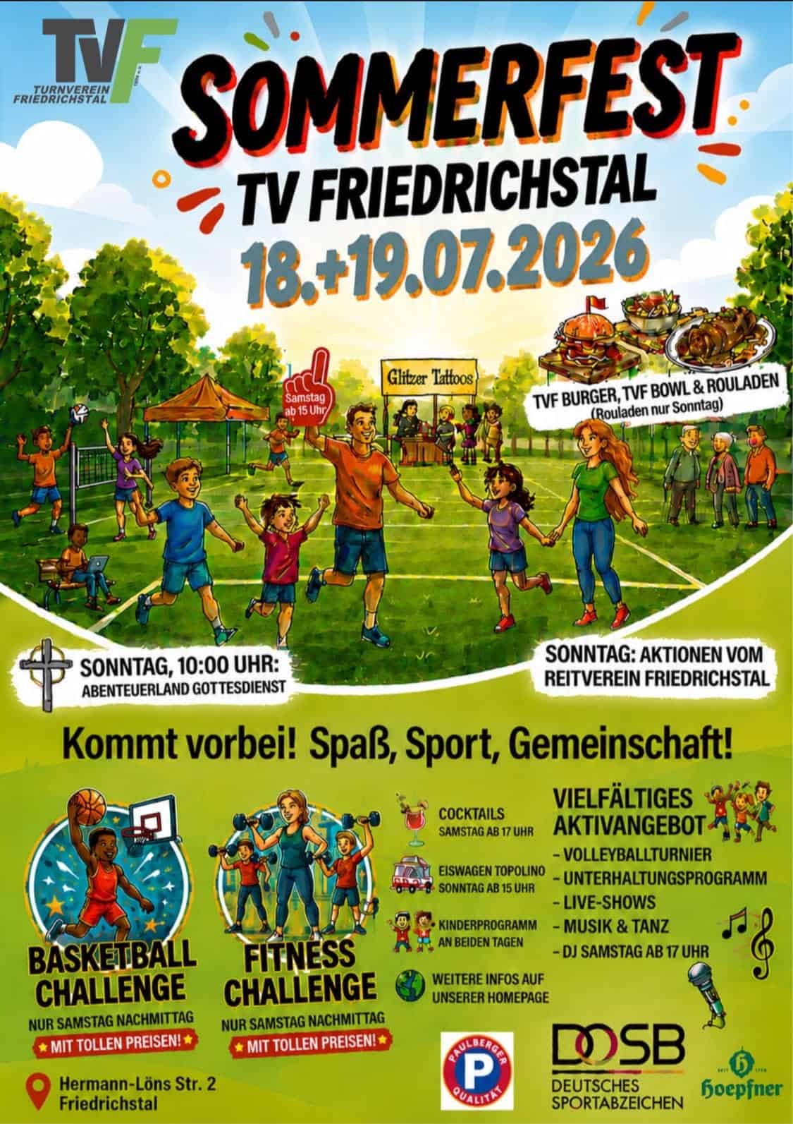 Plakat Sommerfest TVF