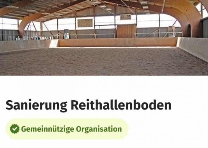 Reithallenboden Sanierung
