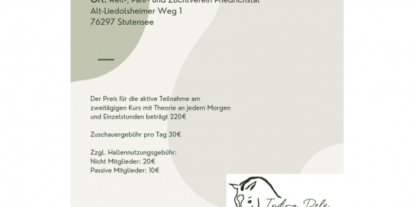 Poster Lehrgangswochenende